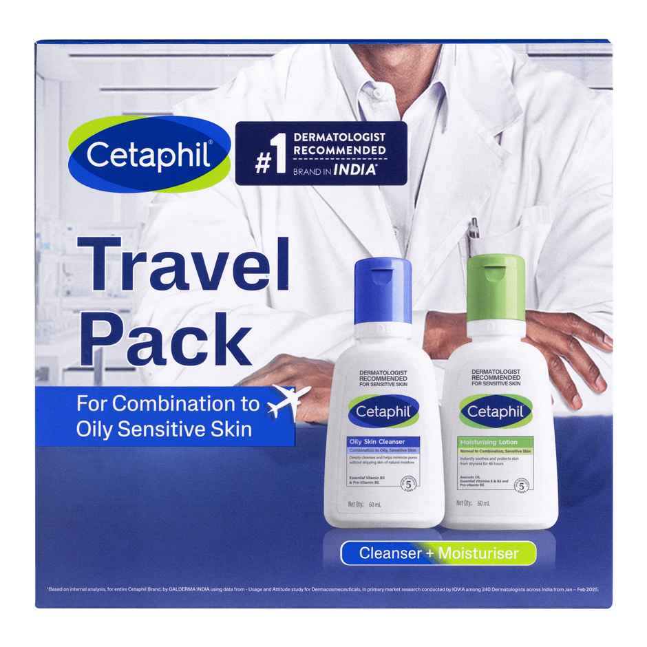 Cetaphil Travel Pack for Combination to Oily Sensitive skin