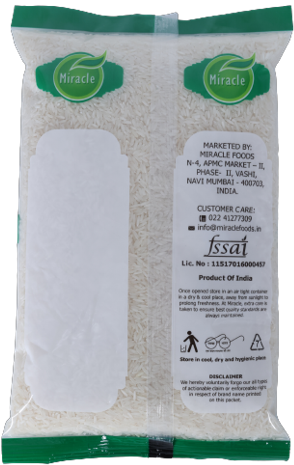 Miracle Premium Rice - Jeerasar