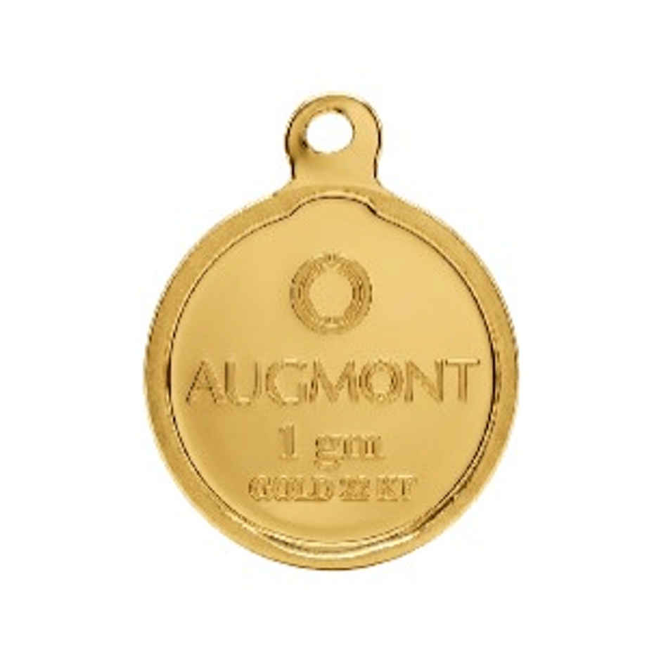 22 Karat 916 Gold Pendant | 1 g | Augmont