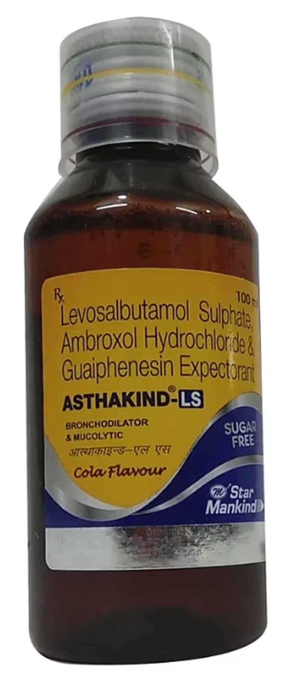 Asthakind-LS Cola Flavour Sugar Free Expectorant