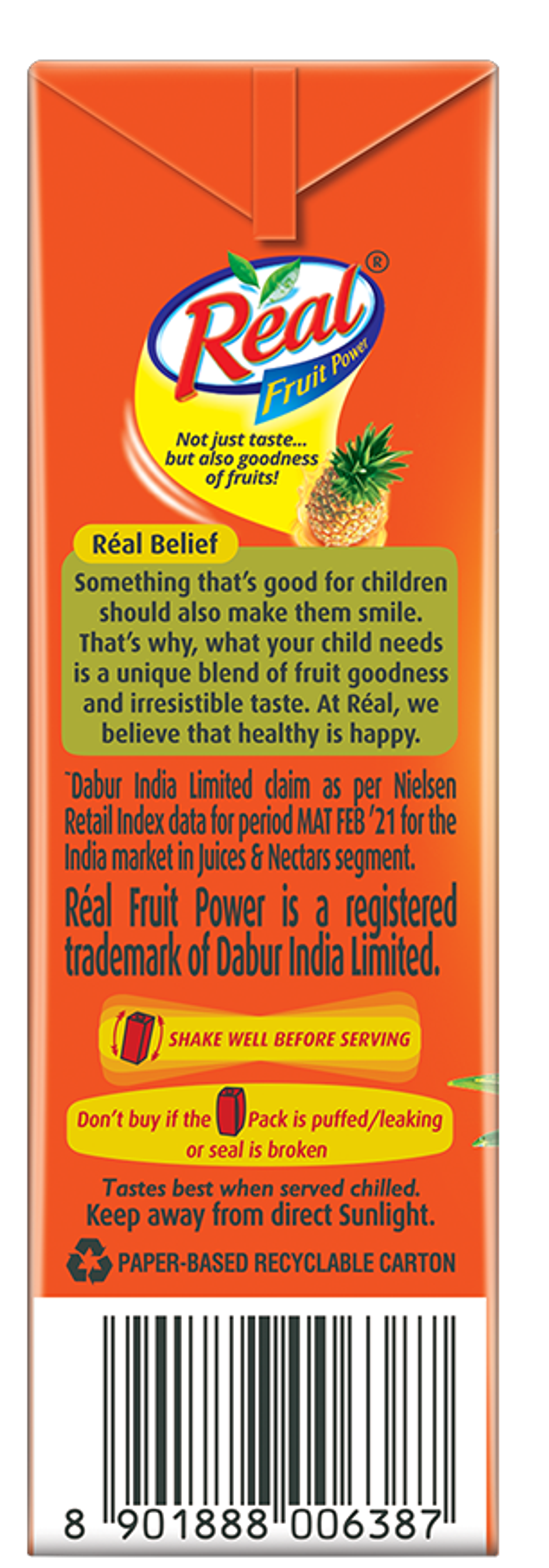 Dabur Real Fruit Power Pineapple Fruit Juice Combo