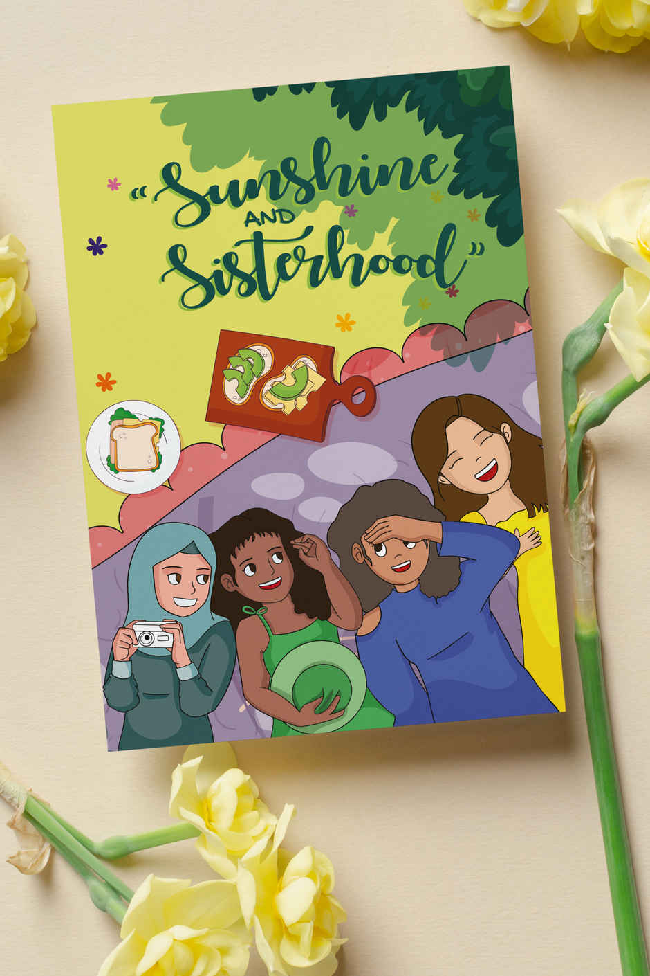 Sisterhood Women's Day Card | Mad Over Print