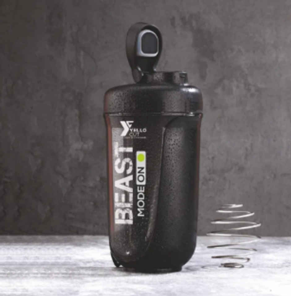 YELLOCUT Protein Shaker | Black | 500 ml