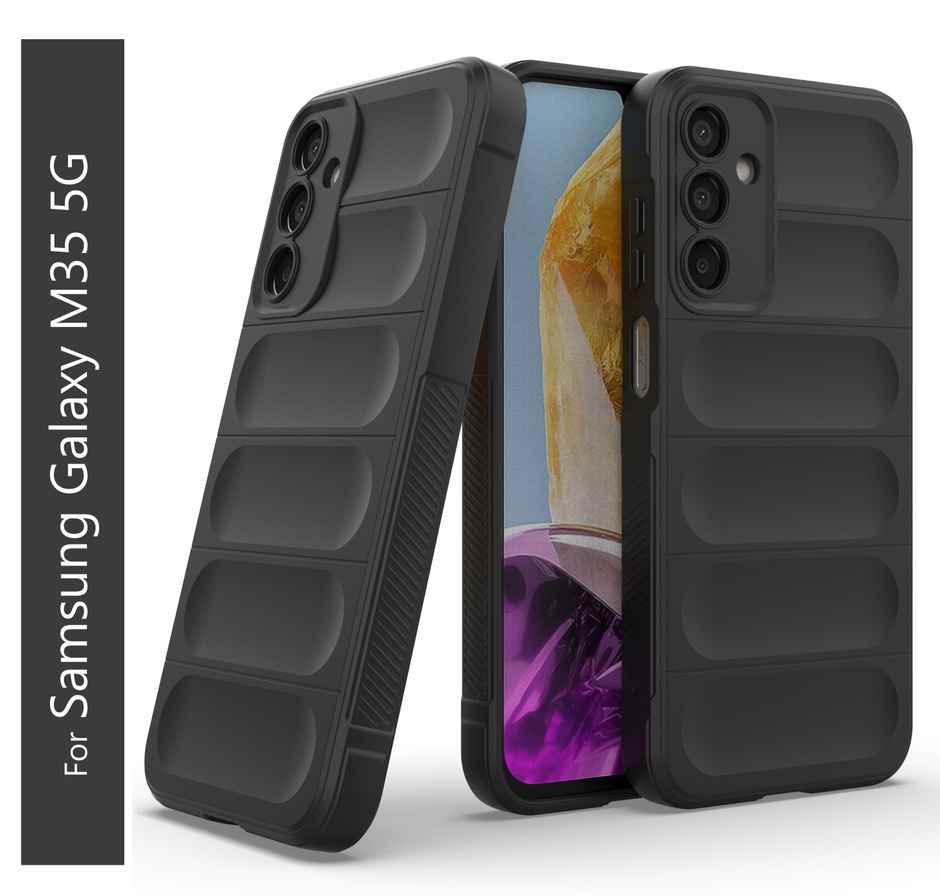 Kwine Case Samsung Galaxy M35 Back Cover - Matte Finish Silicone Case