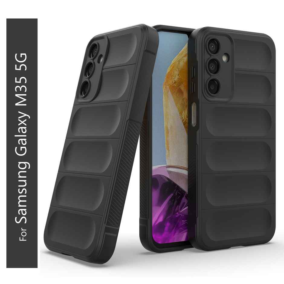 Kwine Case Samsung Galaxy M35 Back Cover - Matte Finish Silicone Case