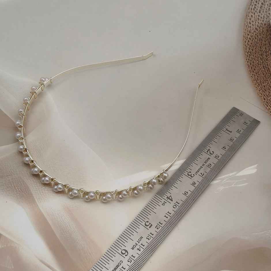 The Opal Factory Hair Accessories | Pearl Floral Headband