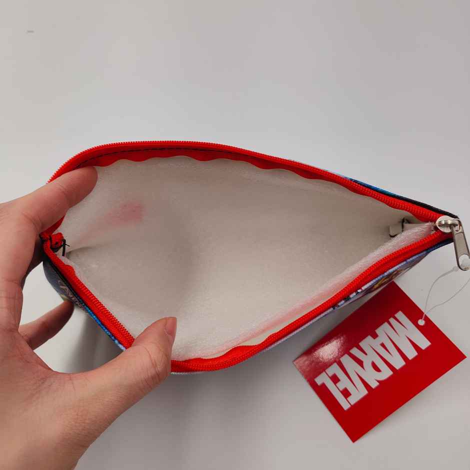 Striders Avengers School Pencil Case - Triangle Design Kids Stationery Pouch, Marvel Heroes