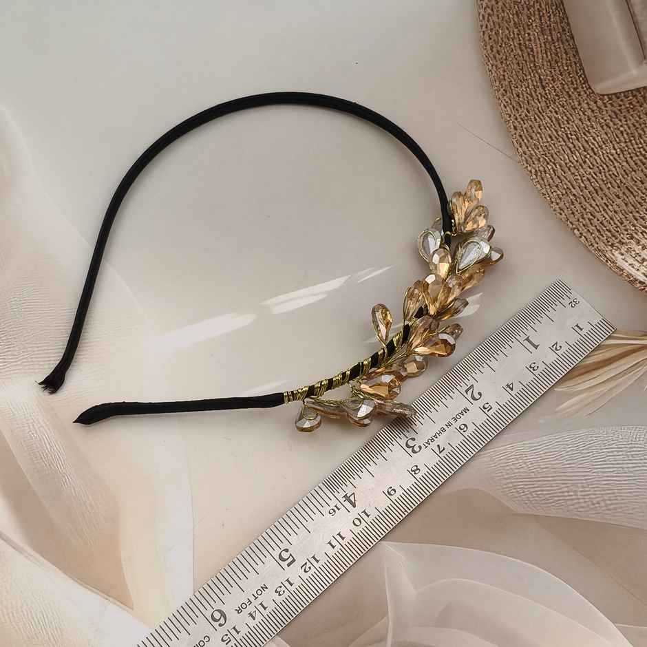 The Opal Factory Hair Accessories | Crystal Leaf Headband