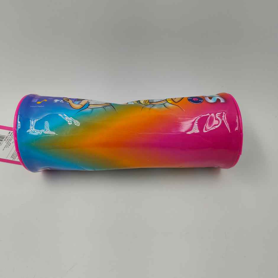 Striders Barbie Round Pencil Pouch - Cute School Stationery Bag for Kids & Teens