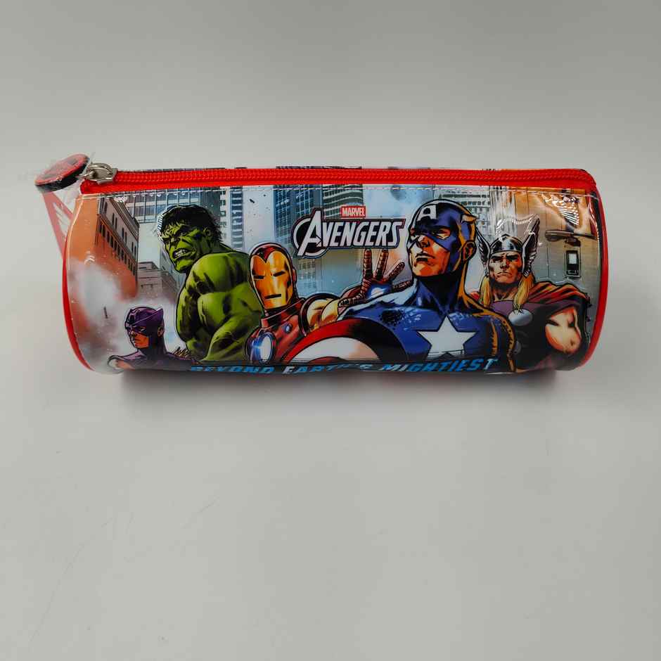 Striders Avengers School Pencil Pouch - Iron Man, Captain America, Hulk & Thor Design