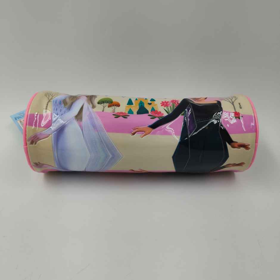 Striders Disney Frozen Round Zipper Pouch - Cute Pencil Bag for School & Travel