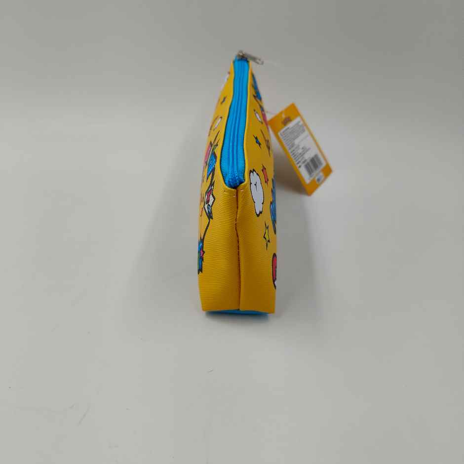 Striders Pokemon School Pencil Case for Boys & Girls | Triangle Shape, Cute Kids Stationery Bag