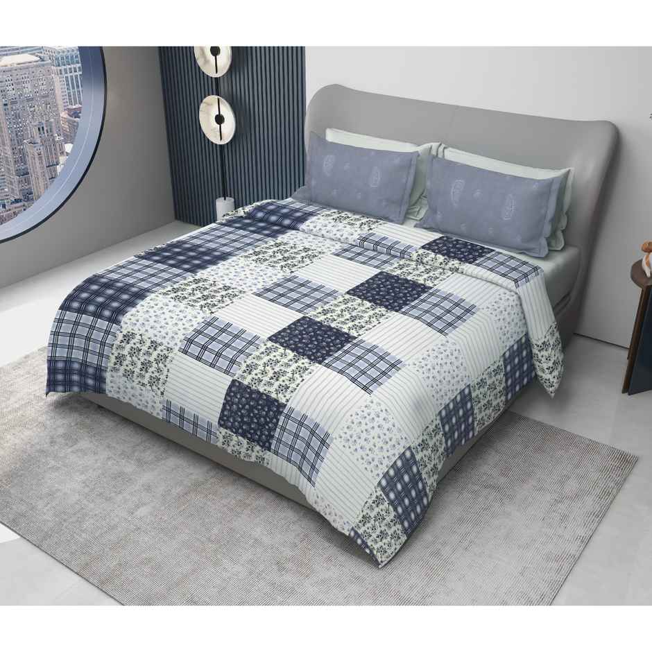 Dream Living King Size Premium Soft Uphar Bedsheet 135 GSM With 2 Pillow Covers 275x275 cm