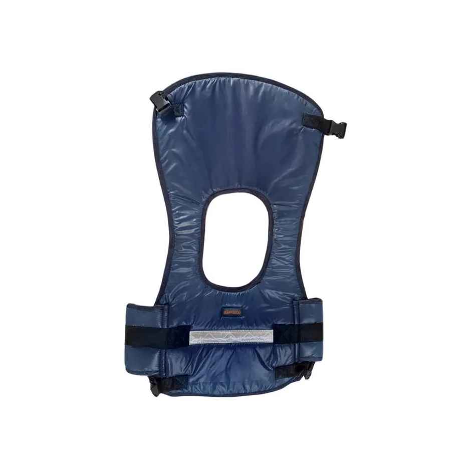 Two Wheeler Child Safety Belt ( Black) & Penguin Soft Toy (Blue) Combo