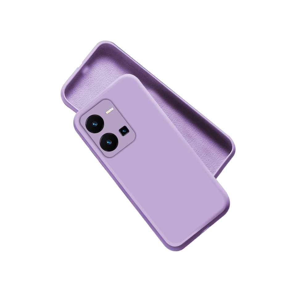 Artistque Case For Vivo Y35 Back Cover - Plain Liquid Silicone Cover