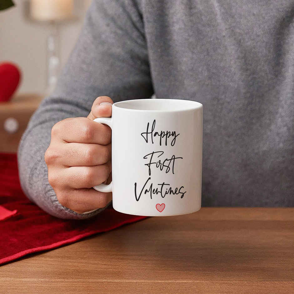Happy First Valentine Mug | Oye Happy