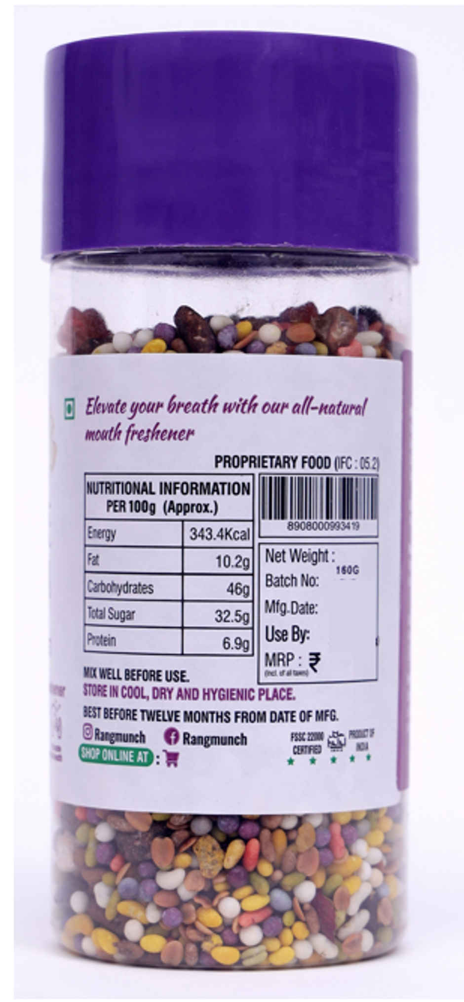 Rang Munch Rose Flora (Mouth Freshener)