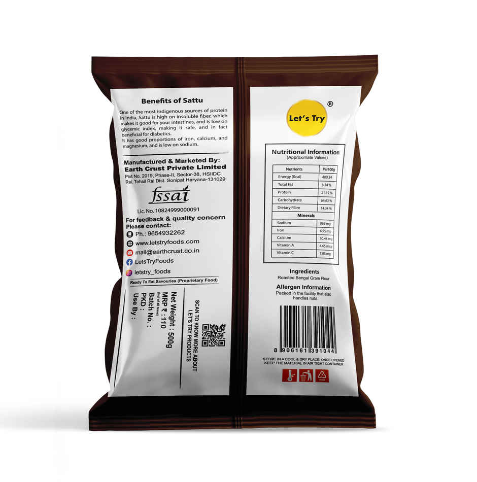 Let's Try Sattu | No Preservatives | 100% Pure & Healthy