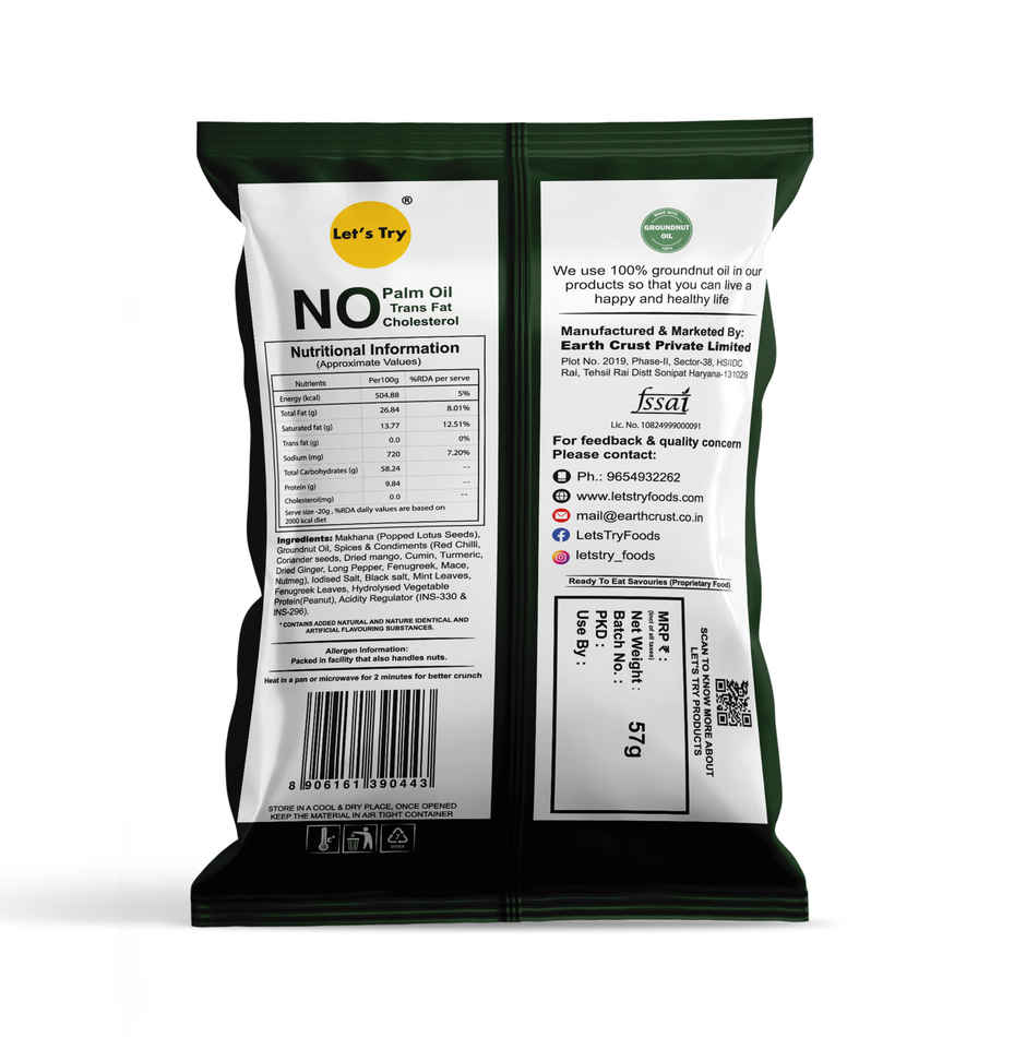 Let's Try Roasted Pudina Makhana