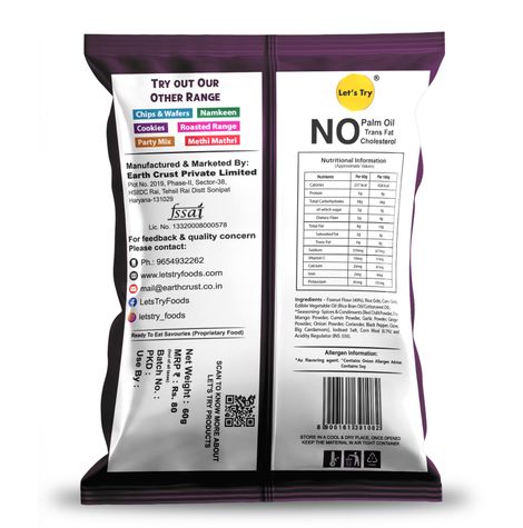 Let's Try Teekha Tadka Makhana Puffs Combo 