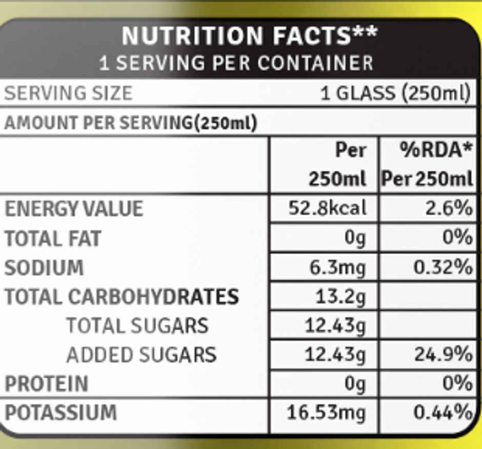 Raw Pressery Lemon Iced Tea