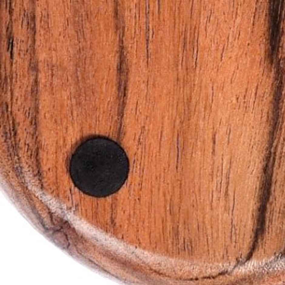 Nestasia Acacia Wood Heart Dessert Plate | 6 in