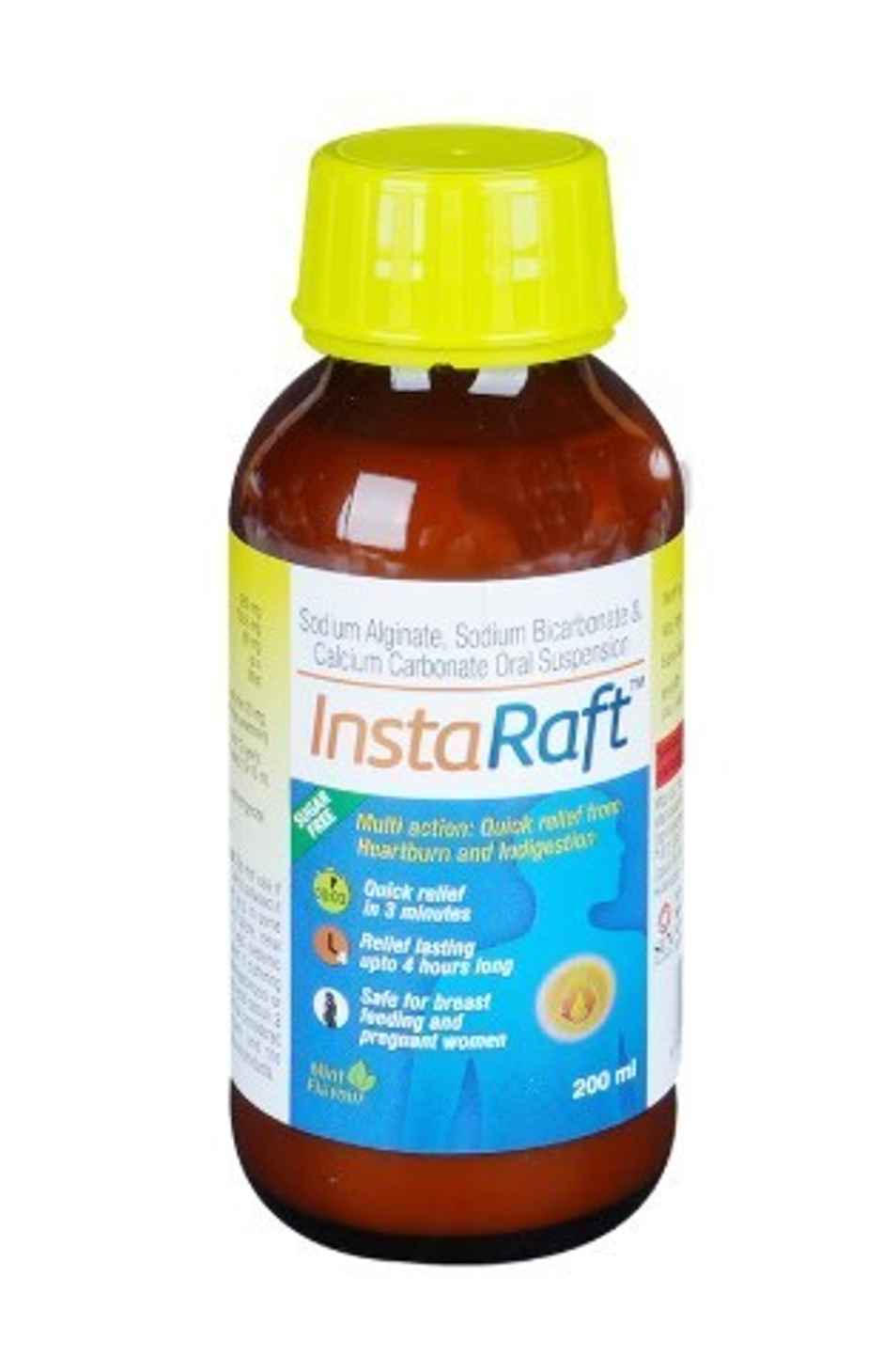 Insta Raft Mint Flavour  Sugar Free Oral Suspension