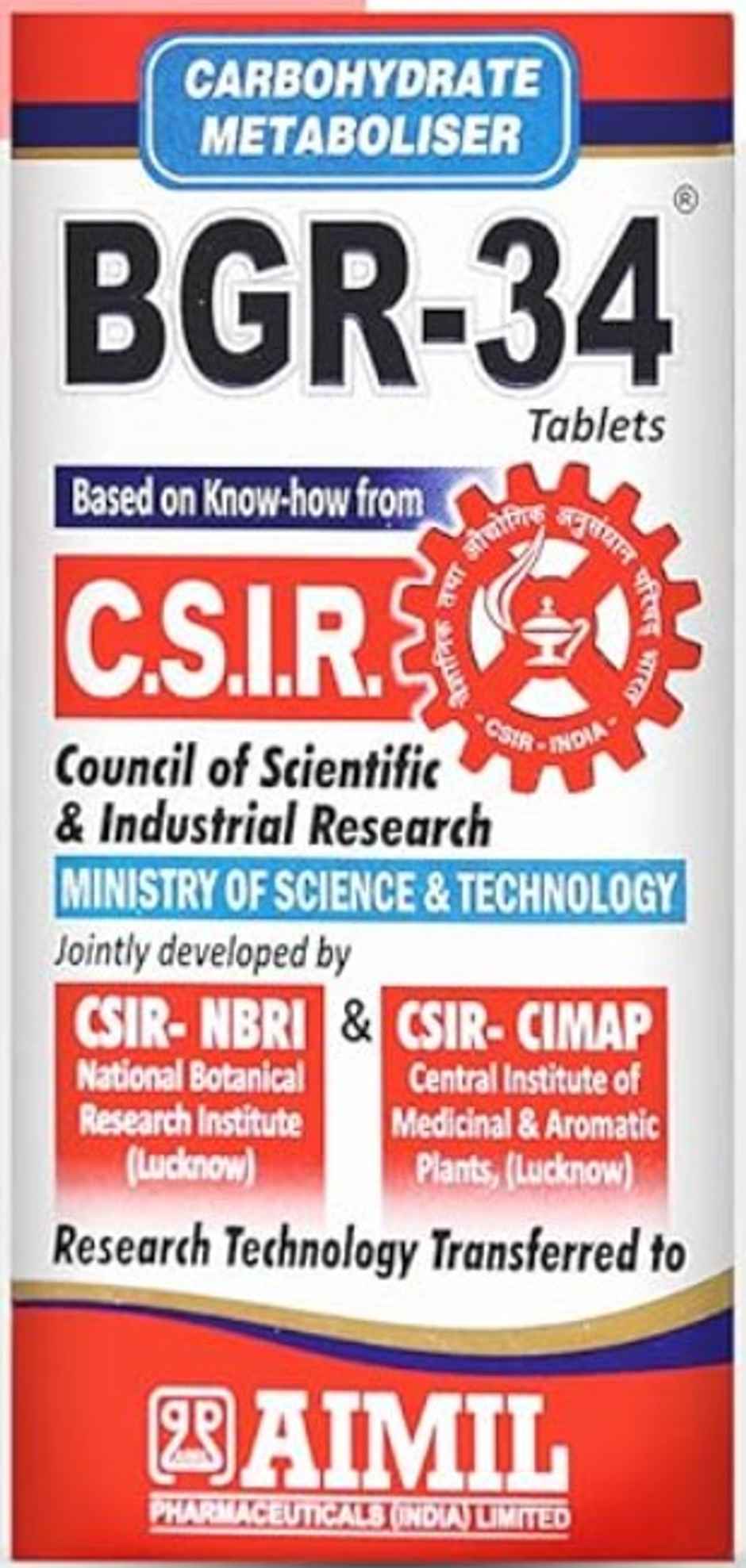 Aimil BGR 34 Tablets