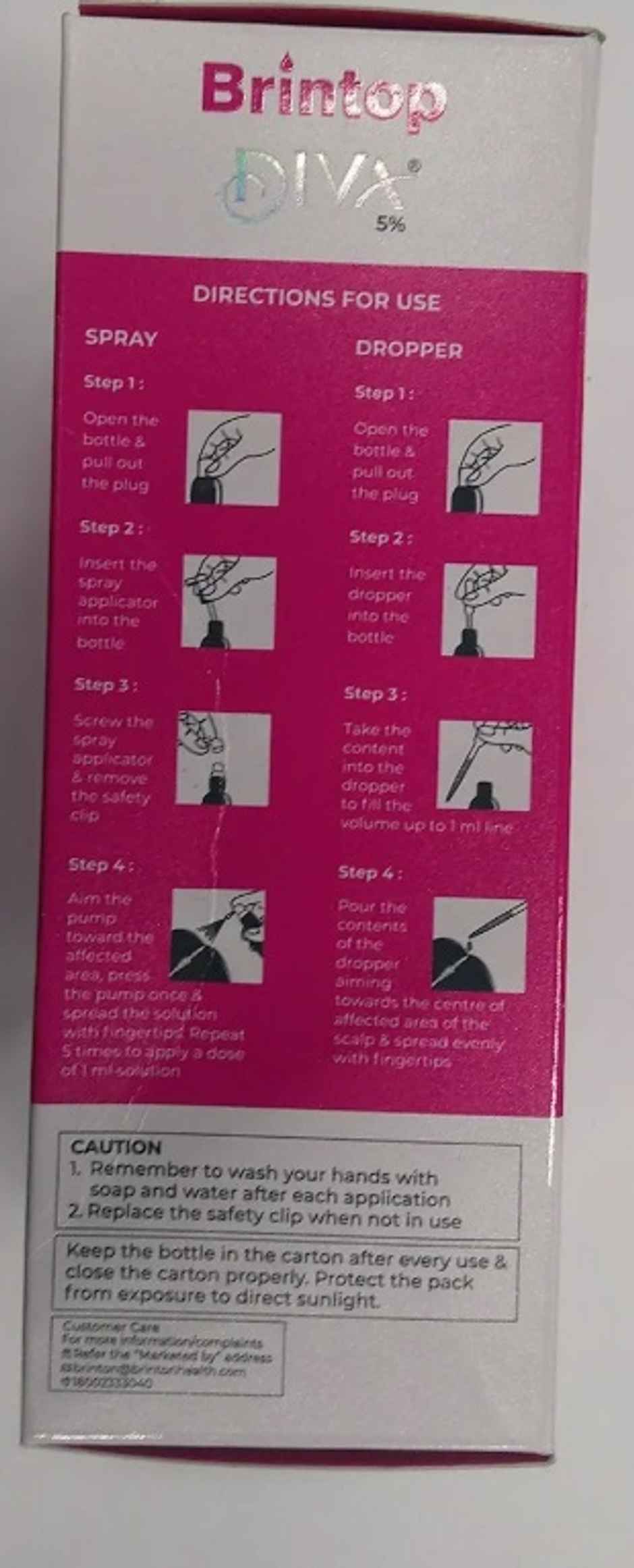 Brintop Diva 5% Topical Solution