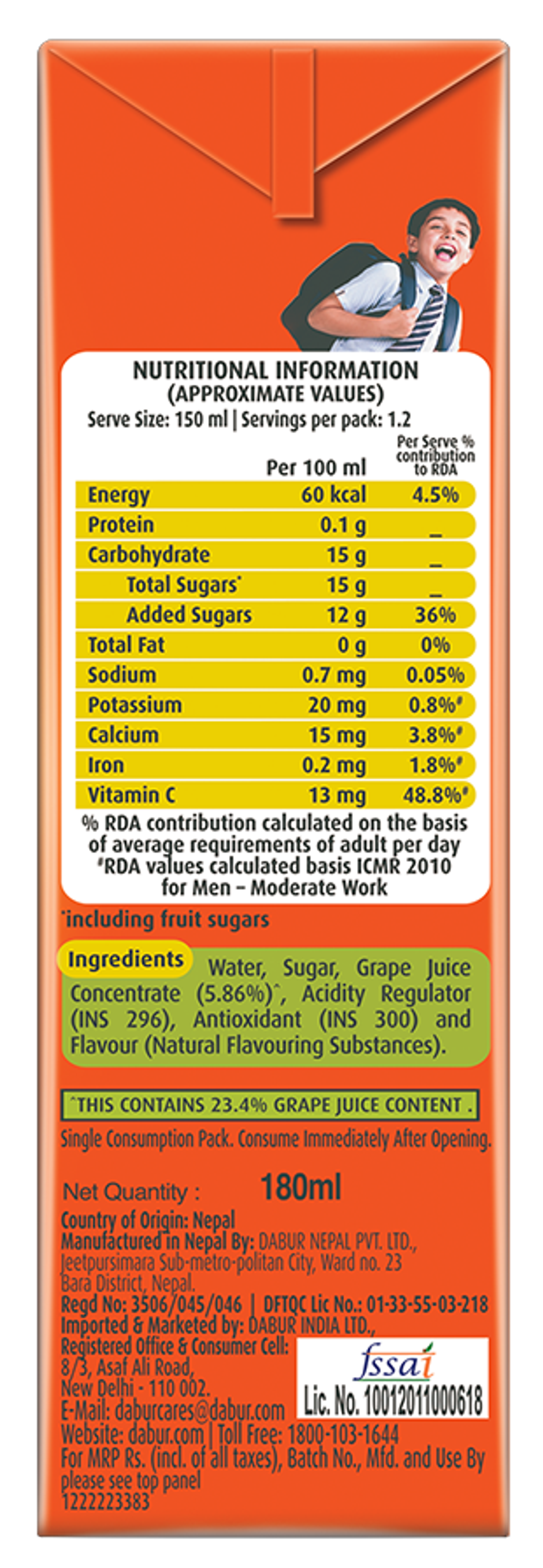 Real Fruit Juice - Grape