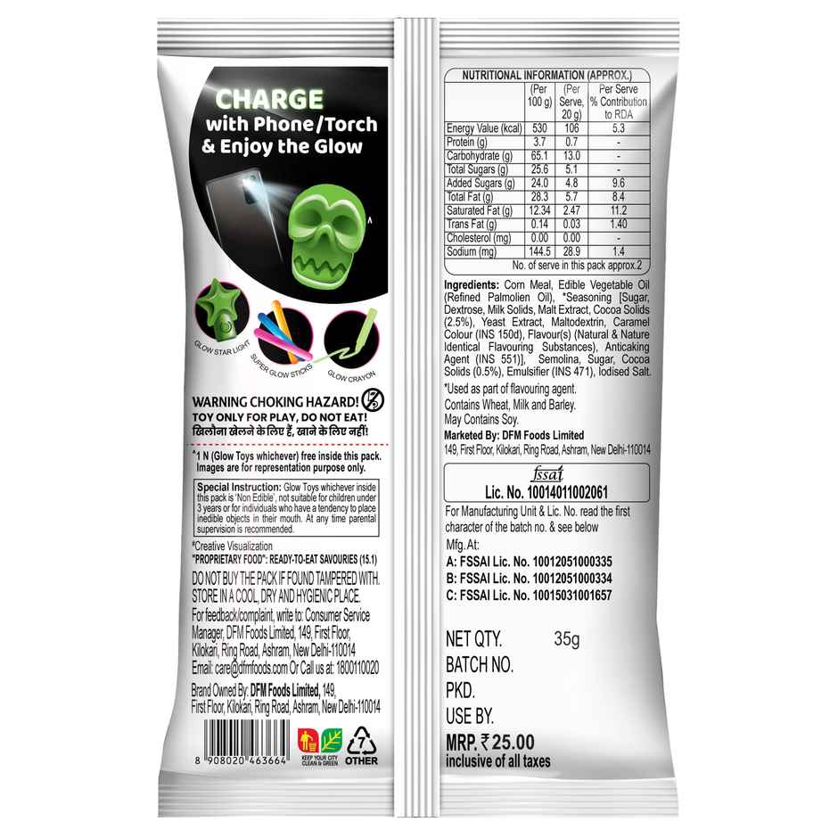 Crax Choco Rings Puff Snacks with Super Toys | Chocolate Rings