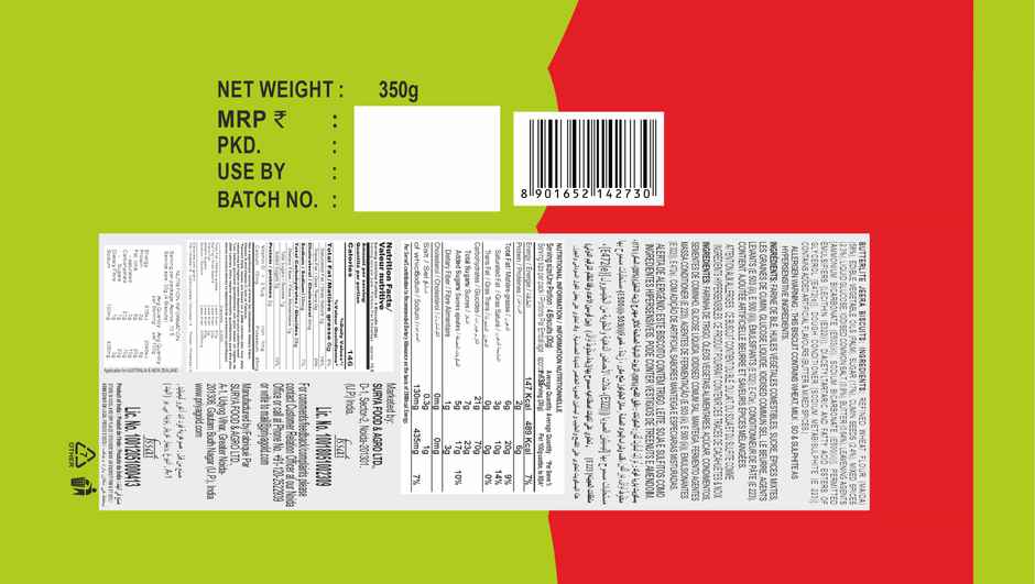 Priyagold Butter Light Cumin Biscuit