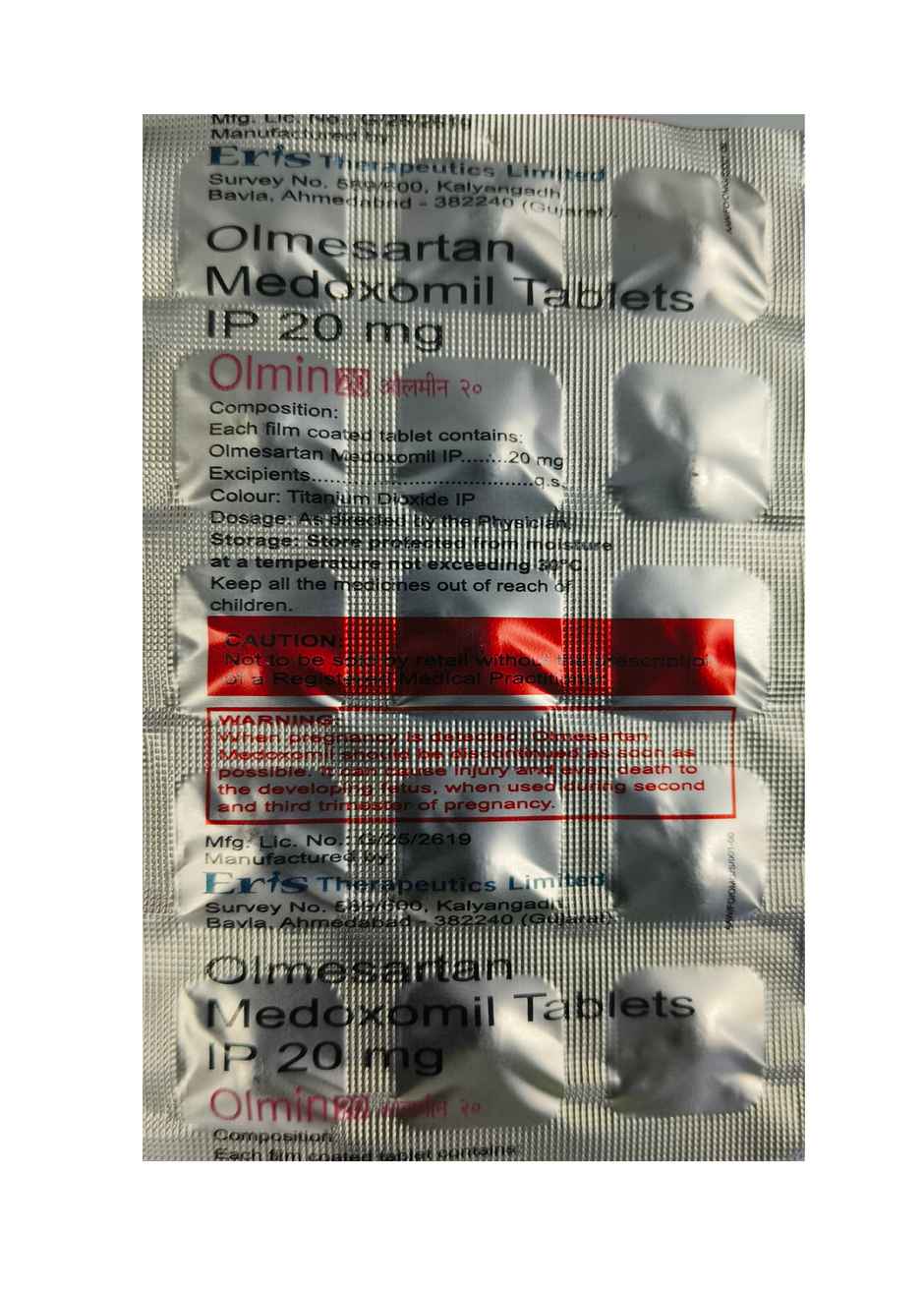 Olmin 20 Tablet