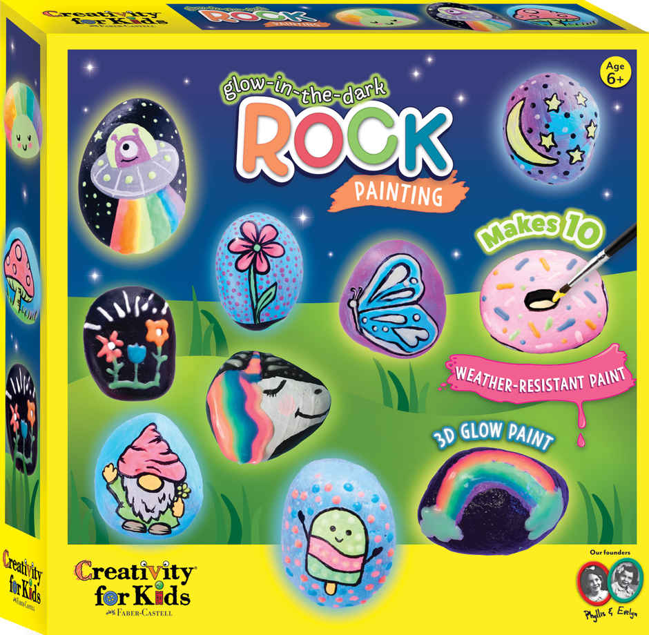 Creativity For Kids Glow in the Dark Rock Painting