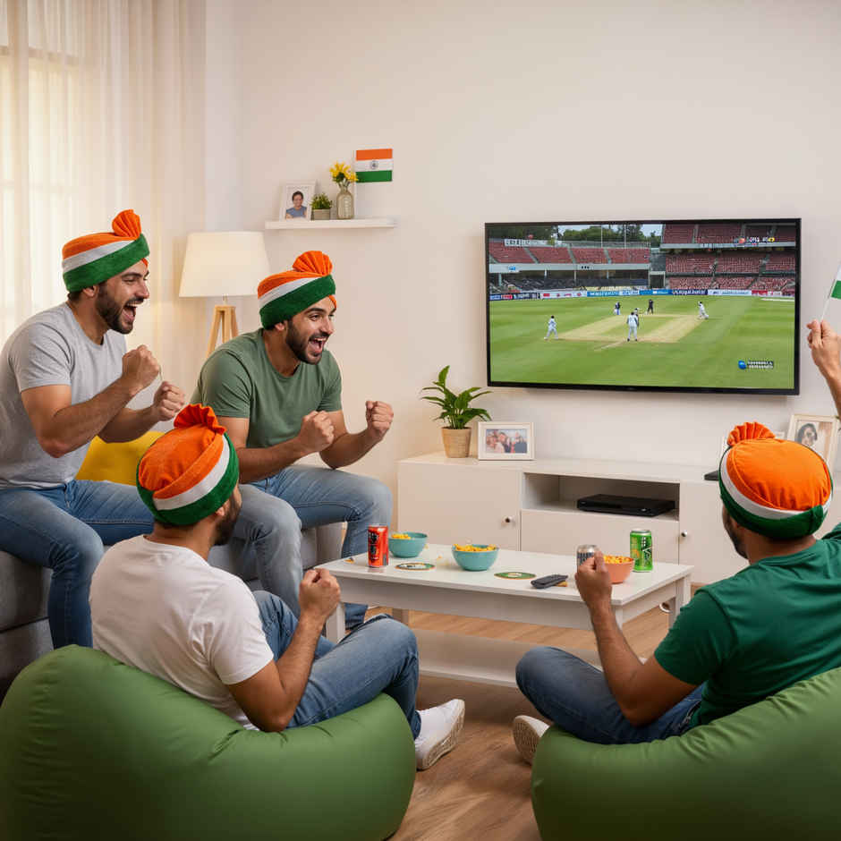 Tricolor Turban  Indian Flag Colored Turban for Cricket Match Parties | Propcon