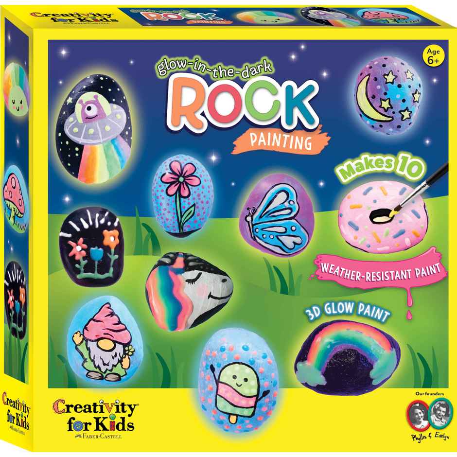 Creativity For Kids Glow in the Dark Rock Painting