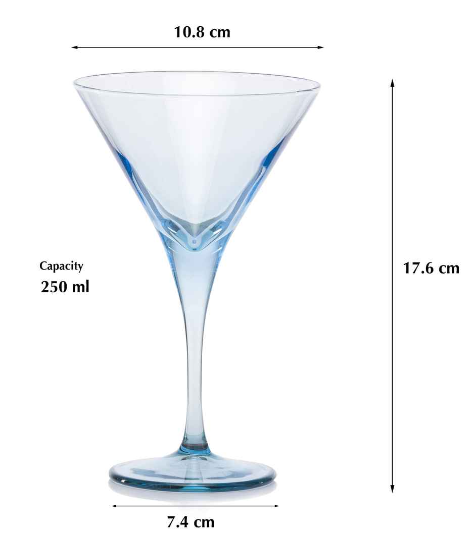 Pasabahce V-Line Stemware | Torquoises - 200 ml