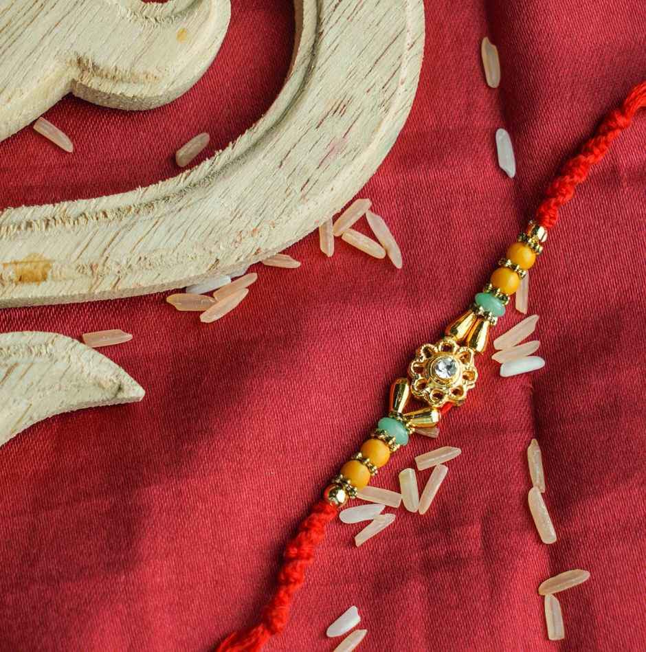 Aurum Stone & Moti Rakhi