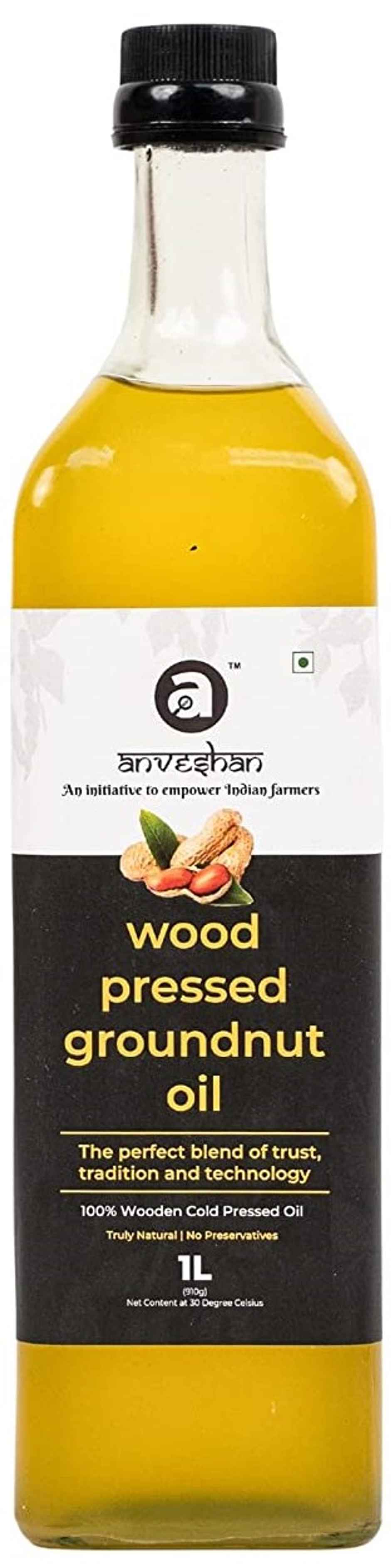 Anveshan Groundnut (Peanut) Wood Pressed Oil | Healthy Cooking Oil