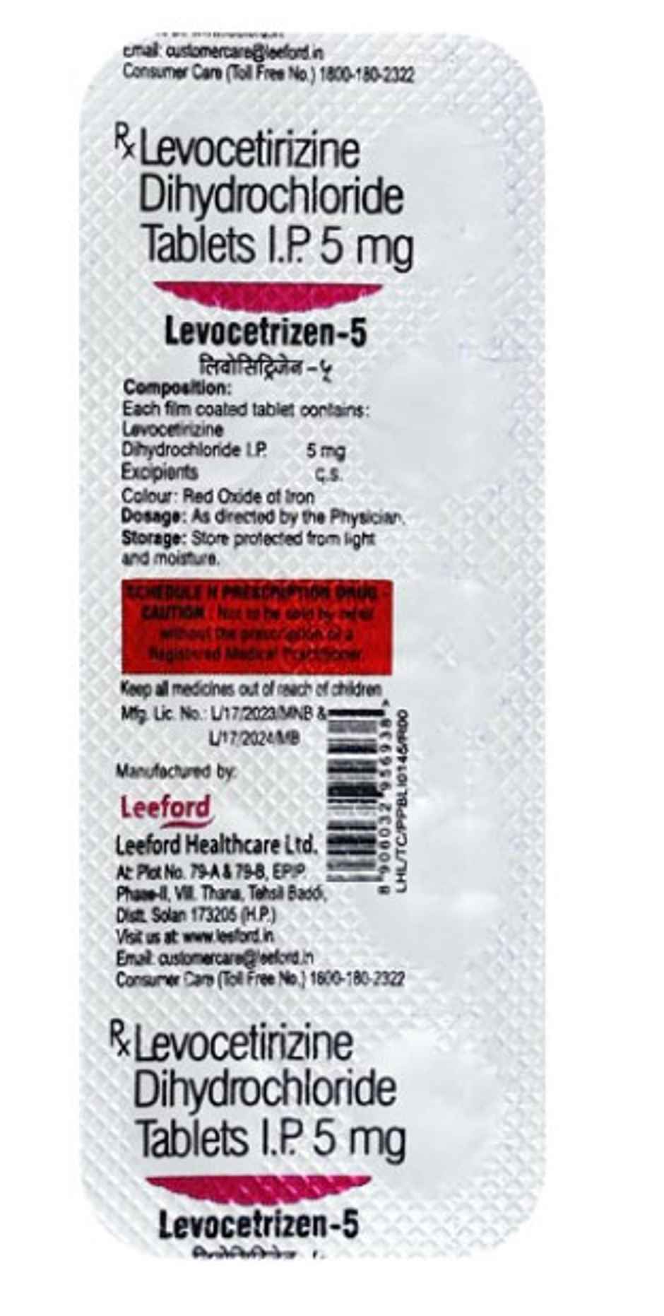 Levocetrizen-5 Tablet