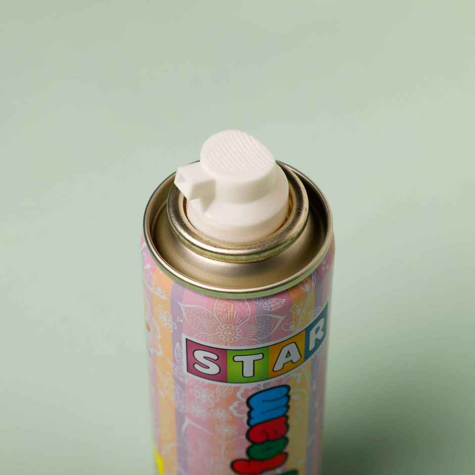 Star Funky Foam Spray for Holi Party and Celebration | Blue | Pichai