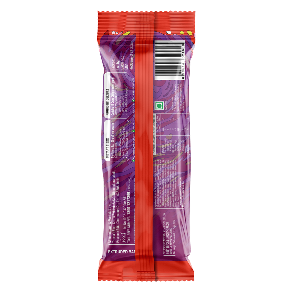 Mercely's Red Velvet Velvetine Bar Ice Cream Stick