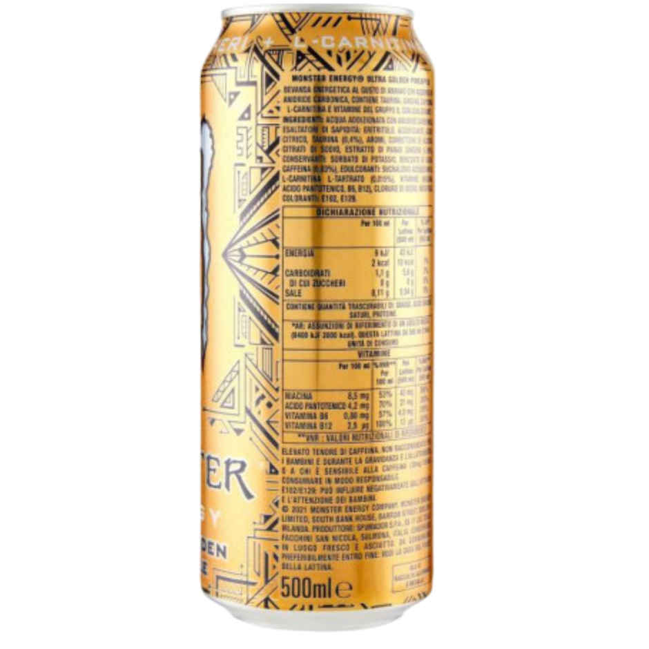 Monster Energy Ultra Golden Pineapple Zero Sugar