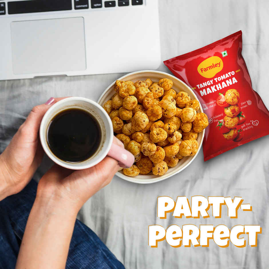 Farmley Tangy Tomato Makhana | Roasted In Olive Oil