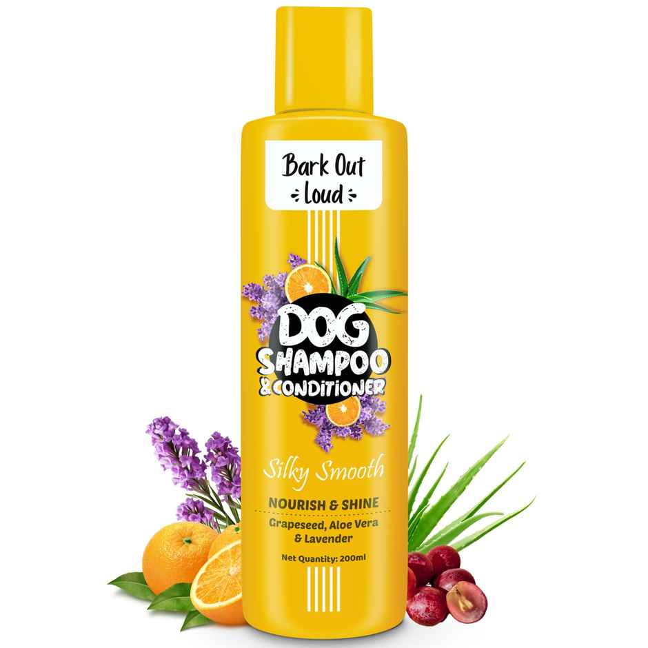 Bark Out Loud Dog Shampoo and Conditioner | For Frizz and Tangle Control