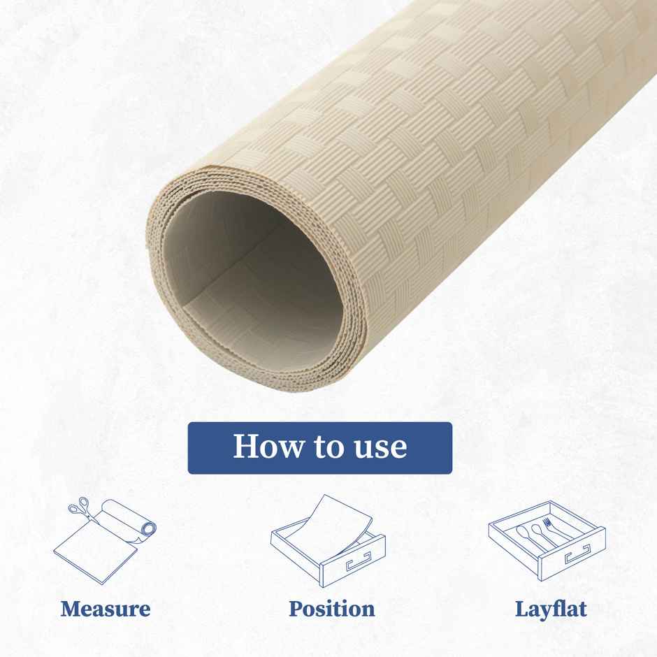 HomeStrap Eva Anti Slip Mat Checks Design 45 x 500 cm