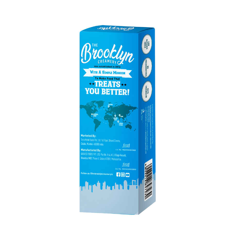 The Brooklyn Creamery 'OG' Vanilla Chocobar Ice Cream|Low Calorie Zero Added Sugar