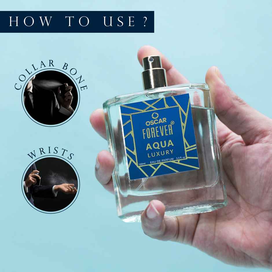Oscar Forever Aqua Luxury Unisex Eau De Parfum Perfume With Long Lasting Aqua Frangrance