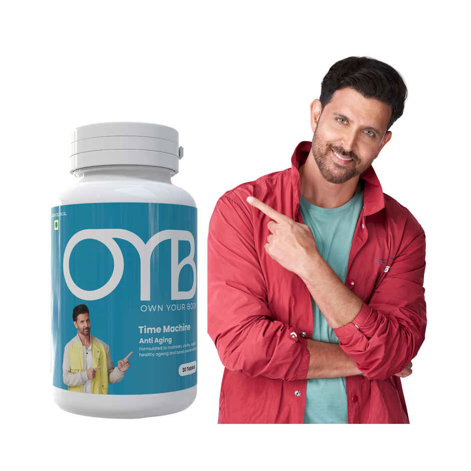 OYB Anti-Ageing Formula with CoQ10, Curcumin & Resveratrol