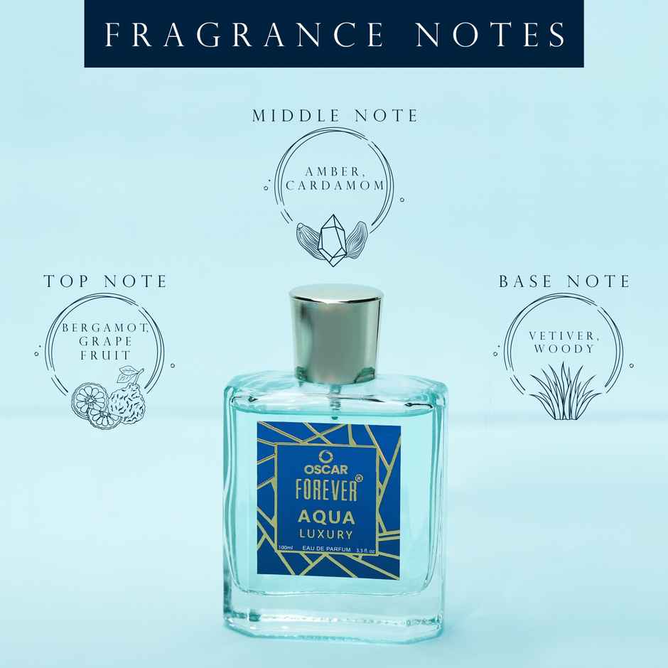 Oscar Forever Aqua Luxury Unisex Eau De Parfum Perfume With Long Lasting Aqua Frangrance